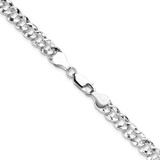 Sterling Silver 6.35mm Hammered Curb Chain - QH-3559DDEE-1689