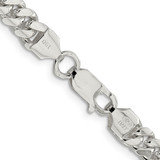Sterling Silver 6.4mm Polished Domed Curb Chain - QD-37F539C7-4974