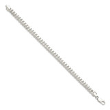 Sterling Silver 6.4mm Polished Domed Curb Chain - QD-669189D7-4231