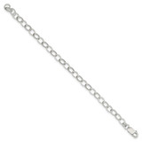 Sterling Silver 6.5inch Fancy Link Bracelet - QH-B2B9530C-1205