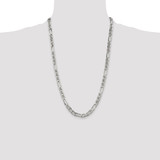 Sterling Silver 6.5mm Figaro Anchor Chain - QA-3F00D03B-6683