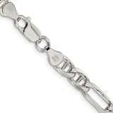Sterling Silver 6.5mm Figaro Anchor Chain - QA-401D3E7F-8001