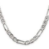 Sterling Silver 6.5mm Figaro Anchor Chain - QA-E9542677-3122