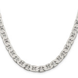 Sterling Silver 6.5mm Flat Anchor Chain - QA-14BC36F5-2621