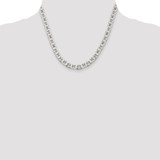 Sterling Silver 6.5mm Flat Anchor Chain - QA-3683E547-7066