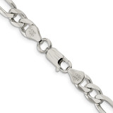 Sterling Silver 6.75mm Figaro Chain - QF-321762E4-1433