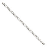 Sterling Silver 6.75mm Figaro Chain - QF-AF9613AA-7771