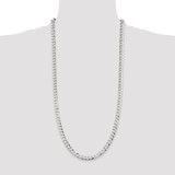 Sterling Silver 6.8mm Flat Curb Chain - QL-7771036E-8459