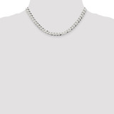 Sterling Silver 6.8mm Flat Curb Chain - QL-A1F18B52-9870