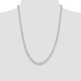 Sterling Silver 6.8mm Oval Cable Chain - QF-09446129-5496