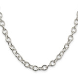 Sterling Silver 6.8mm Oval Cable Chain - QF-C36908F0-5554