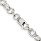 Sterling Silver 6.8mm Oval Cable Chain - QF-C36908F0-5554