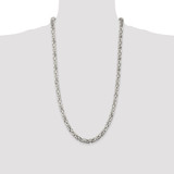 Sterling Silver 6mm Byzantine Chain - QB-F80D48CC-7340