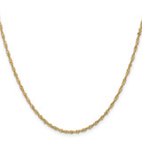 14K 30 inch 1.70mm Singapore with Lobster Clasp Chain