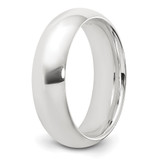 Sterling Silver 6mm Comfort Fit Size 8 Band