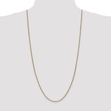 14K 30 inch 1.7mm Diamond-cut Spiga with Lobster Clasp Chain