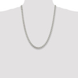 Sterling Silver 6mm Round Spiga Chain - QS-15803ADE-7214