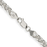 Sterling Silver 6mm Round Spiga Chain - QS-EB15A48A-6548