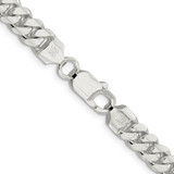 Sterling Silver 7.0mm Polished Domed Curb Chain - QD-E3C20197-2656