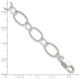 Sterling Silver 7.5inch Fancy Link Bracelet - QH-7E3A2A74-7918