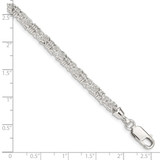 Sterling Silver 7.5inch Polished Fancy Link Bracelet - QH-FD36F777-2125