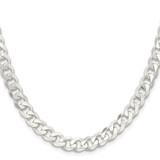Sterling Silver 7.5mm Curb Chain - QC-0C0950F8-9448