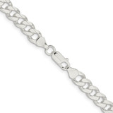 Sterling Silver 7.5mm Curb Chain - QC-0C0950F8-9448