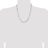 Sterling Silver 7.5mm Figaro Chain - QF-14B1EF56-9241