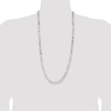 Sterling Silver 7.5mm Figaro Chain - QF-27DCF1CF-5027