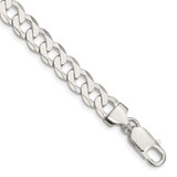 Sterling Silver 7.5mm Flat Curb Chain - QL-0566A2E1-2357