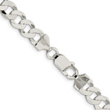 Sterling Silver 7.5mm Flat Curb Chain - QL-DE0BFB26-3594