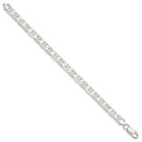 Sterling Silver 7mm Flat Anchor Chain - QA-1FDA0135-1088