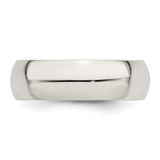 Sterling Silver 7mm Half Round Size 11 Band
