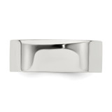 Sterling Silver 7mm Lightweight Flat Size 8 Band