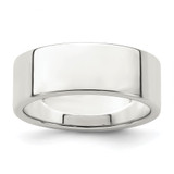 Sterling Silver 7mm Lightweight Flat Size 9 Band