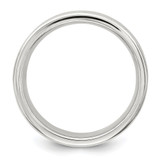 Sterling Silver 7mm Polished 5-Row Fancy Band Size 8.5