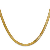 14K 30 inch 4mm Silky Herringbone with Lobster Clasp Chain