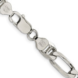Sterling Silver 8.25mm Figaro Anchor Chain - QA-66C0467F-9867