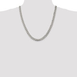 Sterling Silver 8.3mm Curb Chain - QC-F2457398-8923