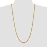 14K 30 inch 5mm Regular Rope with Lobster Clasp Chain