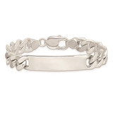 Sterling Silver 8.5inch Polished Engraveable Figaro Link ID Bracelet - QI-A2D3988E-5425