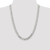 Sterling Silver 8.5mm Beveled Curb Chain - QF-A82054C5-1409