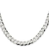 Sterling Silver 8.5mm Flat Curb Chain - QL-7FA00871-8960