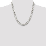 Sterling Silver 8.75mm Figaro Anchor Chain - QA-0D47AB11-2295