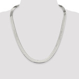 Sterling Silver 8.75mm Magic Herringbone Chain - QH-670A313F-8662
