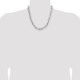 Sterling Silver 8mm D/C Figarope Chain - QF-B16AC044-8440