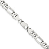 Sterling Silver 8mm Figaro Chain - QF-21338658-5458