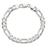 Sterling Silver 8mm Figaro Chain - QF-5AC563F1-4411