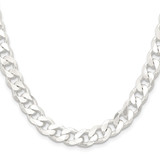 Sterling Silver 9.3mm Curb Chain - QC-AD57774A-7376