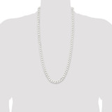 Sterling Silver 9.3mm Curb Chain - QC-ED7B15F6-1909